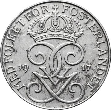 5 эре 1917 Швеция