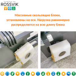 Автоподъемник двухстоечный ROSSVIK PRO V2-5.5L г/п 5.5т, 380В