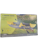 Каяк надувной HOTMAX PVC kayak x2 Yellow-Gray