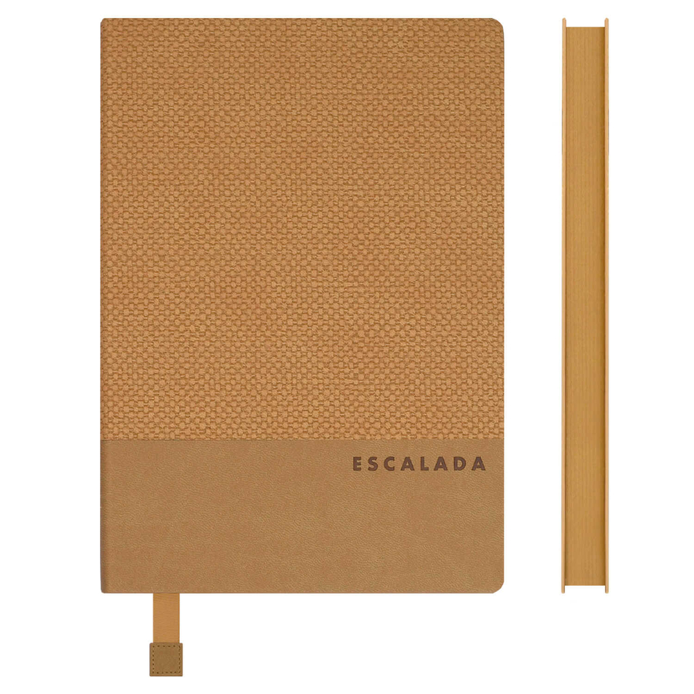 Escalada Ежедневник недатированный ESCALADA, А5, 160 л., мягкий переплёт, запаянный край, материал обложки: искусственная кожа "Виннер", искусственная кожа "Пике макро"; способ крепления блока: ниткошв