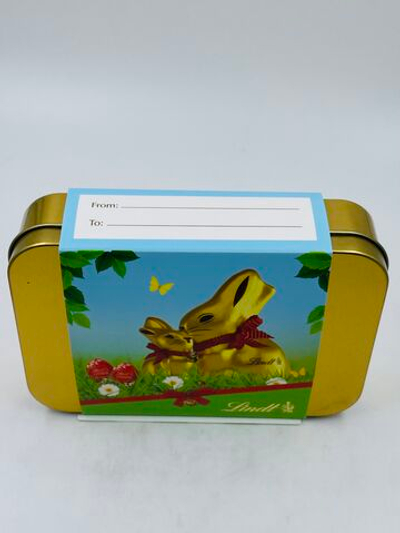 Набор шоколадных конфет Lindt LINDOR в подарочной жестяной коробке, ассорти, 115 г
