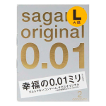 Презервативы увеличенного размера Sagami Original 0.01 L-size 2шт