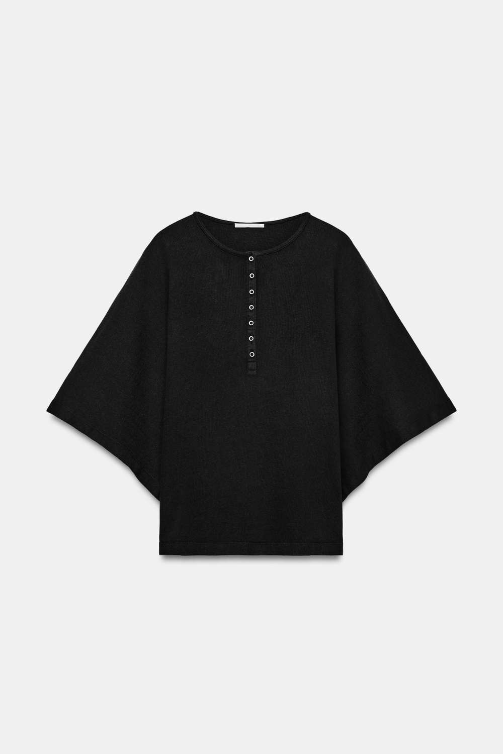 ФУТБОЛКА С ВОРОТНИКОМ ХЕНЛИ — ZARA