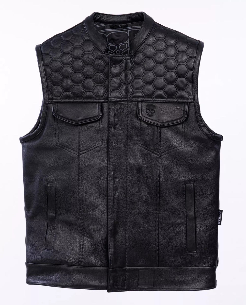 Жилет Reaper Leather Black BOBHEAD