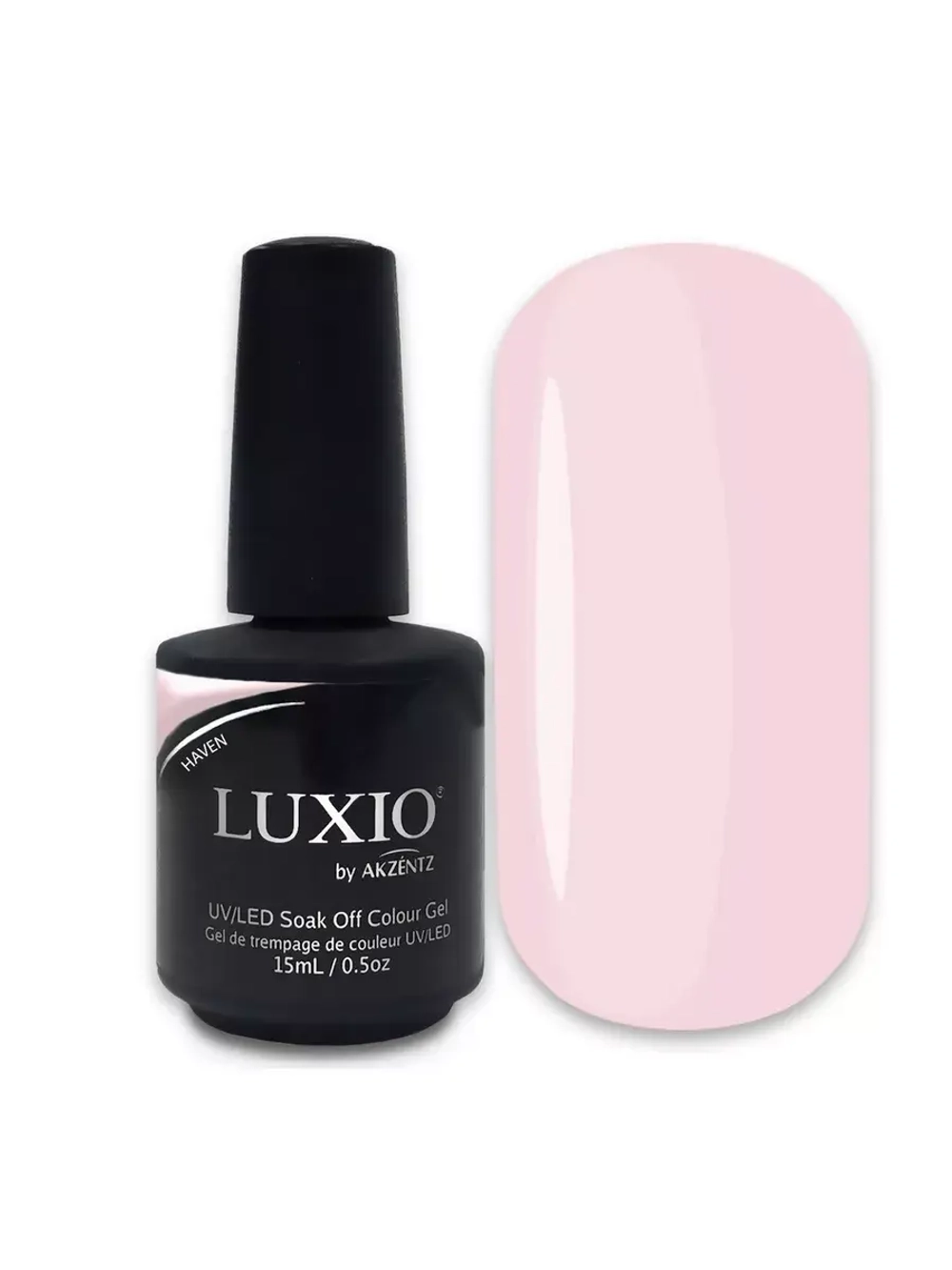 Гель лак Luxio Haven для ногтей 15 мл светло-розовый