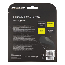 Струны теннисные Dunlop Explosive Spin String Set 12m - Black