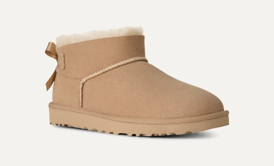 UGG Угги Ultra Mini Bailey Bow, песочный