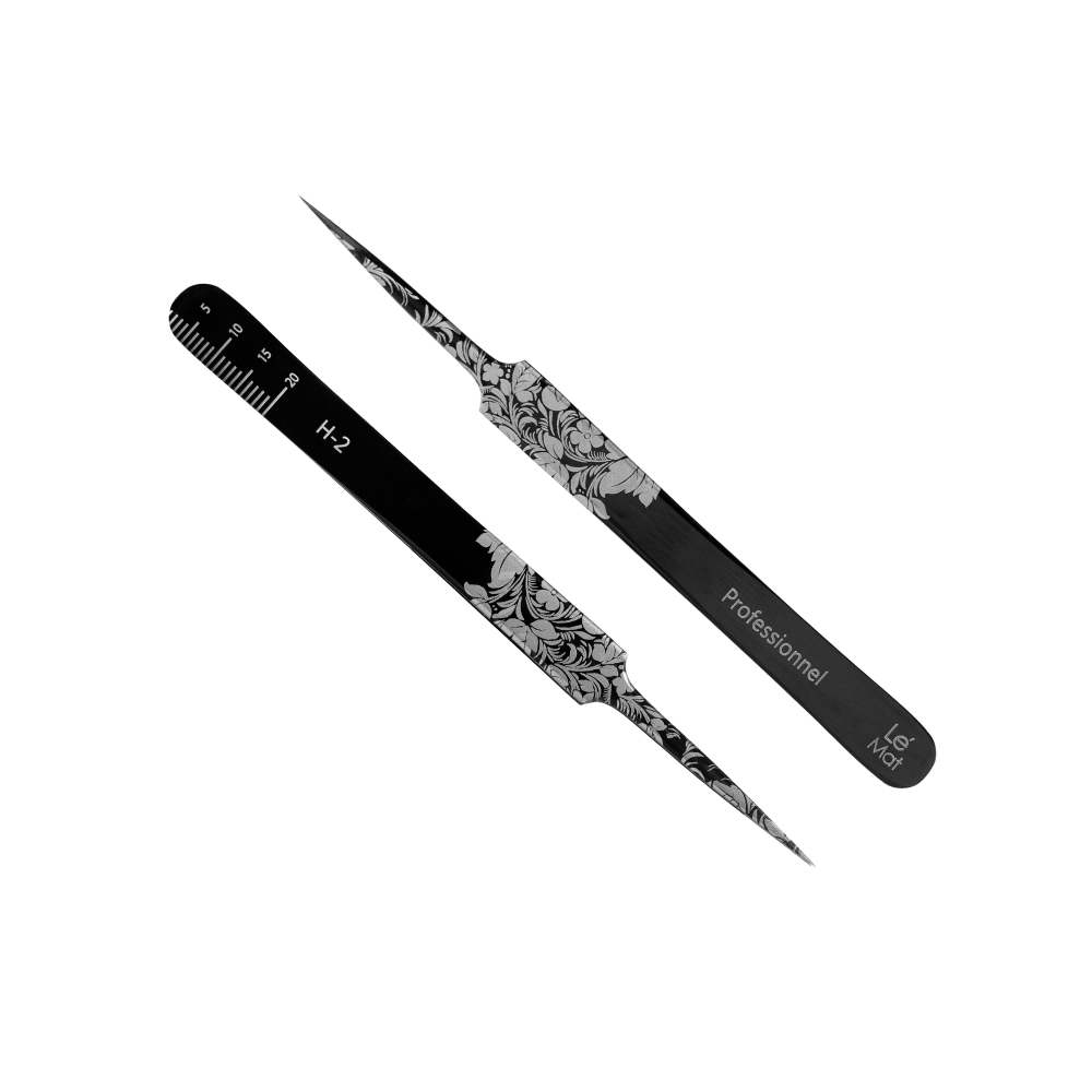 Пинцет с лазерной заточкой H-2 Professional LeMat