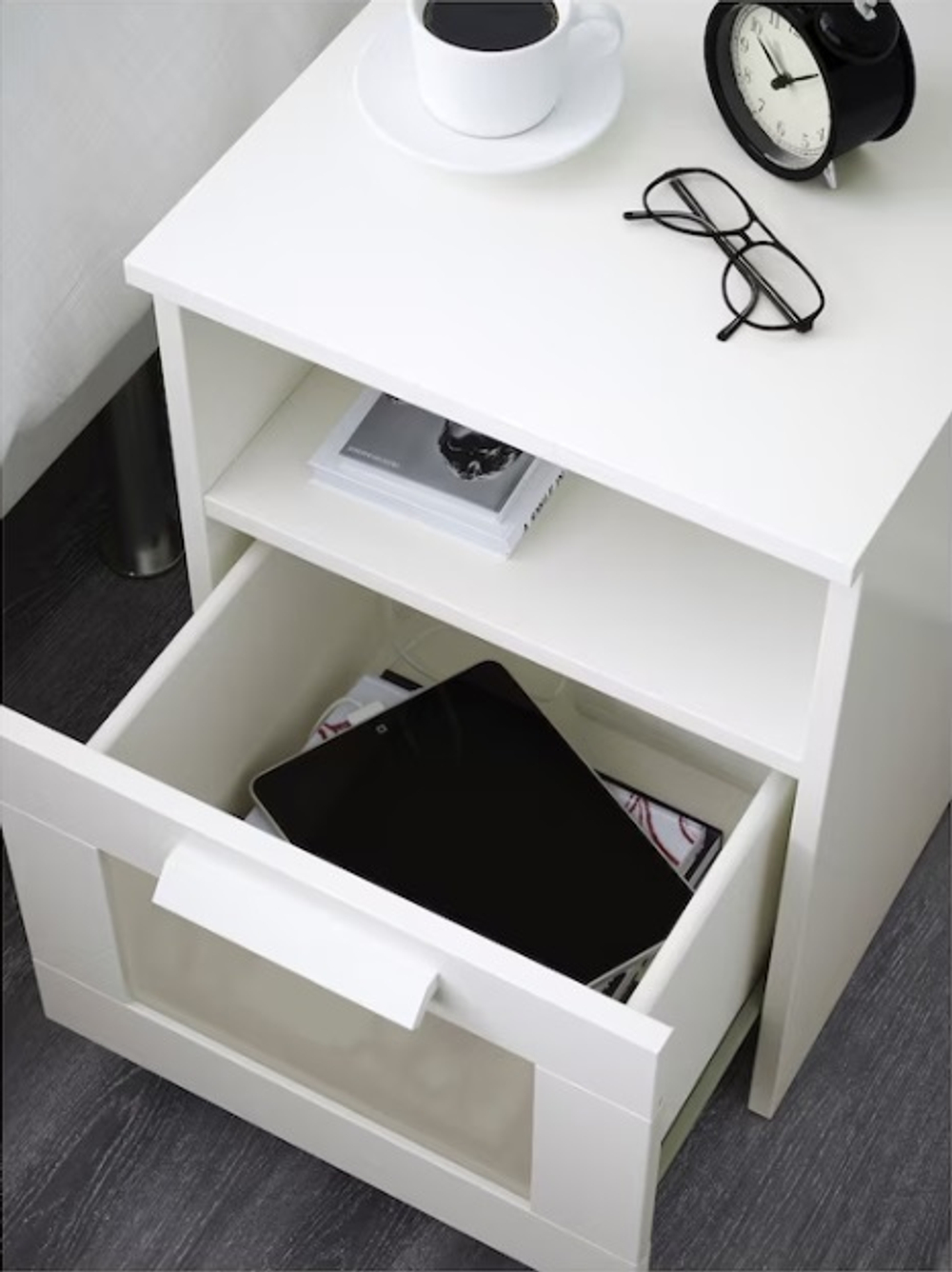 Тумба прикроватная Ikea Brimnes, белый