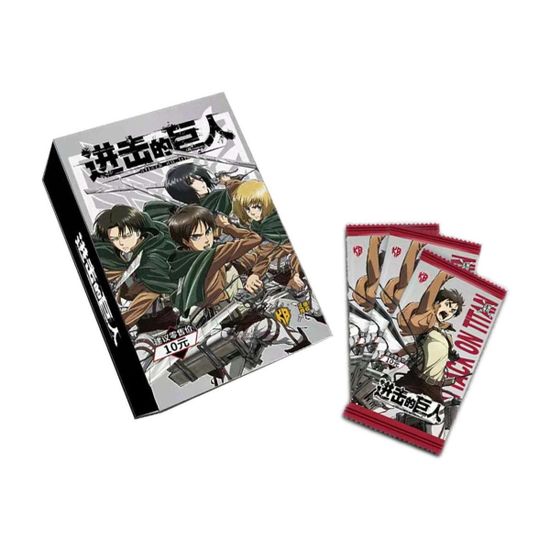 Коллекционные аниме карточки Attack on Titan 2nd Series Offline Edition 1 блистер 697541063036