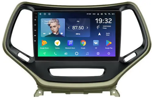 Магнитола для Jeep Cherokee 2014+ - Teyes CC2 PLUS монитор 10.1" QLED, Android 10, Быстрая, SIM-слот