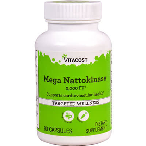 Vitacost, Mega Nattokinase, 2000 FU, 90 Capsules