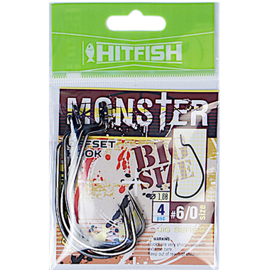 Крючок HitFish MOH Monster Offset Hook -