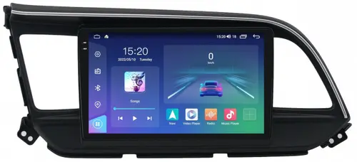 Магнитола для Hyundai Elantra 2019-2020 - Parafar PF365RN2K на Android 13, Быстрая, QLED+2K, CarPlay, 4G SIM-слот