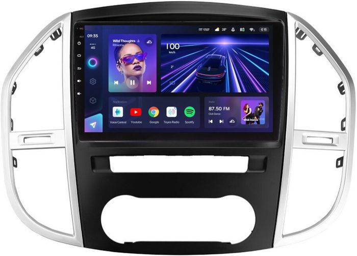 Магнитола для Mercedes-Benz Vito 2014+ - Teyes CC3L на Android 10, CarPlay, 4G SIM-слот