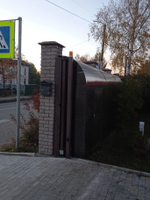 Навес под откатные ворота.