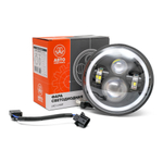 62.3711-4LED AE Фара светодиодная, МТЗ, ВАЗ, ГАЗ, УАЗ, КамАЗ, 9-30 В, 4 диода (ближний/дальний свет, ДХО, поворотник), 7 дюймов