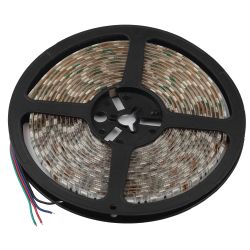 Светодиодная лента ЭРА LS5050-14,4-60-12-RGB-IP65-2year-5m многоцветная | Светодиодные ленты 12В 2 год