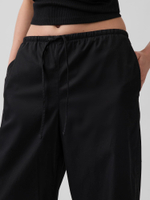 Поплиновые легкие бочкообразные брюки - GAP