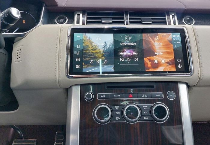 Магнитола для Range Rover 4 2012-2017 (BOSCH) - RDL-1268R монитор 12.3" на Android 12, Быстрая, CarPlay, 4G SIM-слот