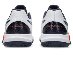 Мужские кроссовки для сквоша/бадминтона Asics Powerbreak FF - white/nova orange