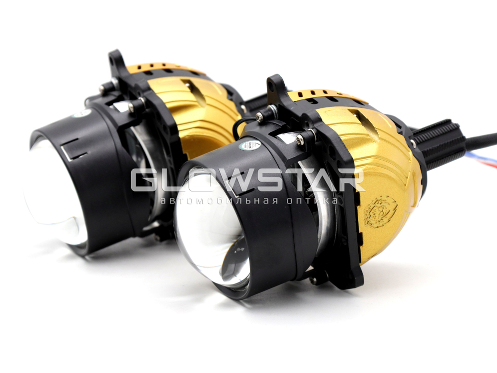 Билед модули Aozoom A15 2.5 дюйма, 2 чипа, 4300К, 12V, 58W/65W, крепление 3R и съемное гаечное (комплект, 2шт)