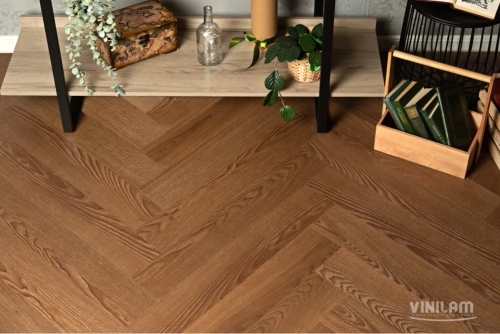 Кварц-винил Клеевой LVT Vinilam Parquet Herringbone Glue LVT 2,5 мм Паркет Винсент 2.79 м2