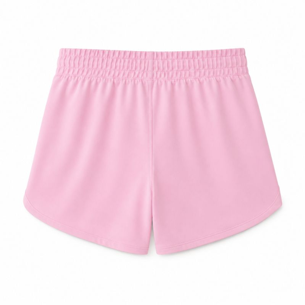 Детские шорты Nike Kids Dri-Fit One High-Waisted Woven Training - med soft/white