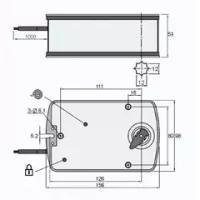 Электропривод UCP UB-24-05 с возвратной пружиной