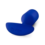 Синяя анальная пробка для ношения 14см b-Vibe Snug Plug 4 BV-010-NAV