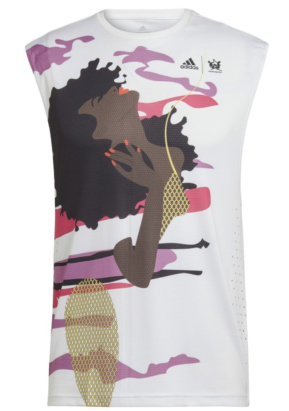 Футболка мужская теннисная Adidas New York Unitefit Sleeveless Tee - white
