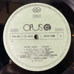 Винтажная виниловая пластинка LP Peter Nagy Jockey (Чехословакия 1987)