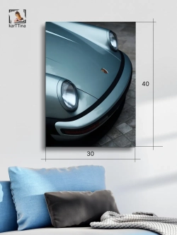 Картина на стену Porsche 912 30х40см 1шт.