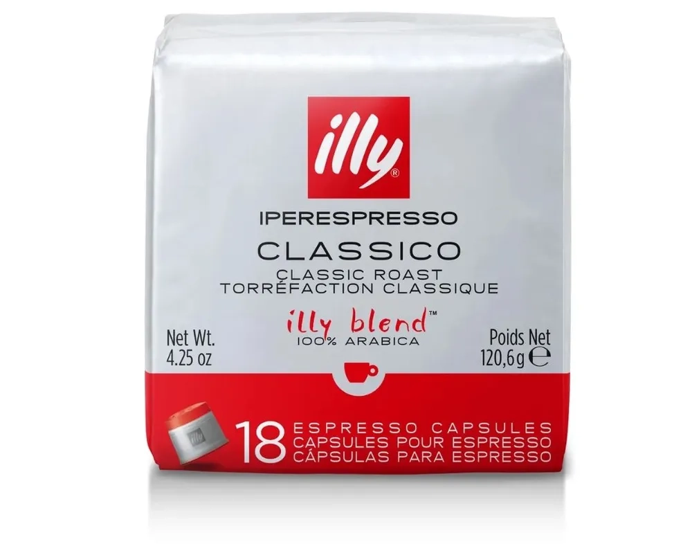 Кофе illy в капсулах ipso home, 18 капсул