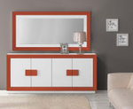 Буфет Cloe 2048 Disemobel Teja/Blanco