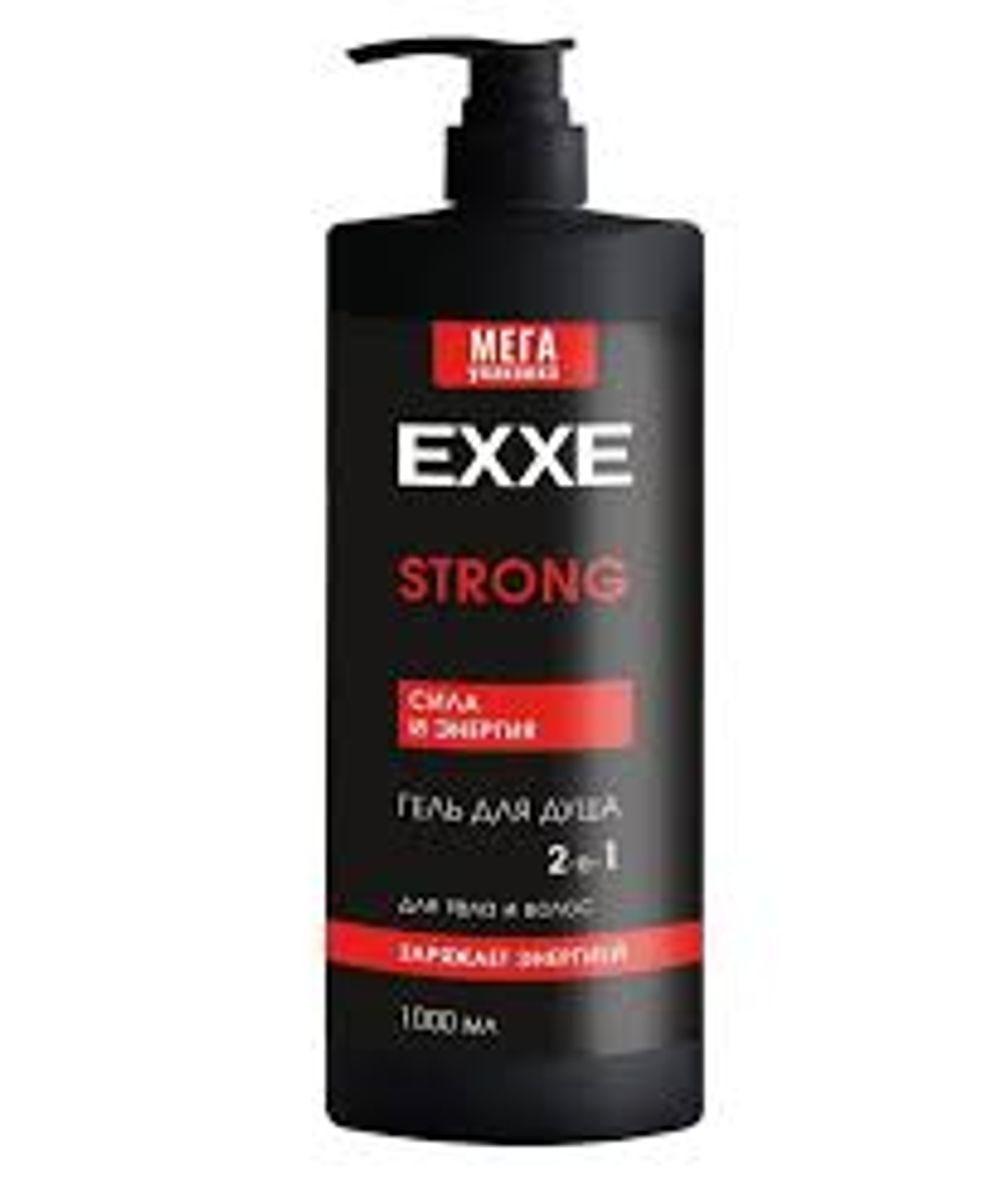 Гель для душа EXXE MEN муж 2в1 STRONG Сила и Энергия 400 мл
