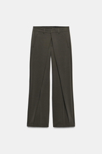 БРЮКИ С ЗАЩИПАМИ СПЕРЕДИ — ZW COLLECTION — ZARA