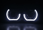 Бленда (маска) для линз BMW 2.0 Led (Right Правая) ДХО с функцией притухания 3.0 дюйма, 1шт