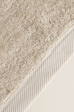 ZARA HOME ХЛОПКОВОЕ ПОЛОТЕНЦЕ, ПЕСОЧНЫЙ