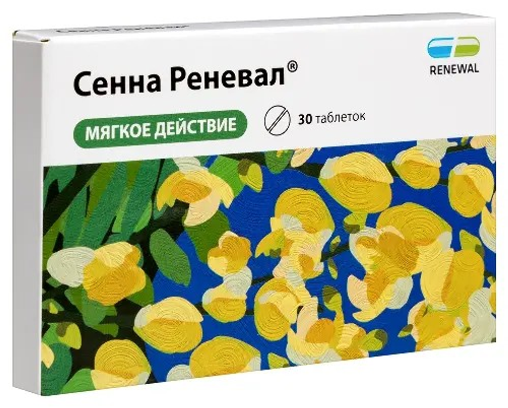 Сенна Реневал, таблетки 180 мг, № 30