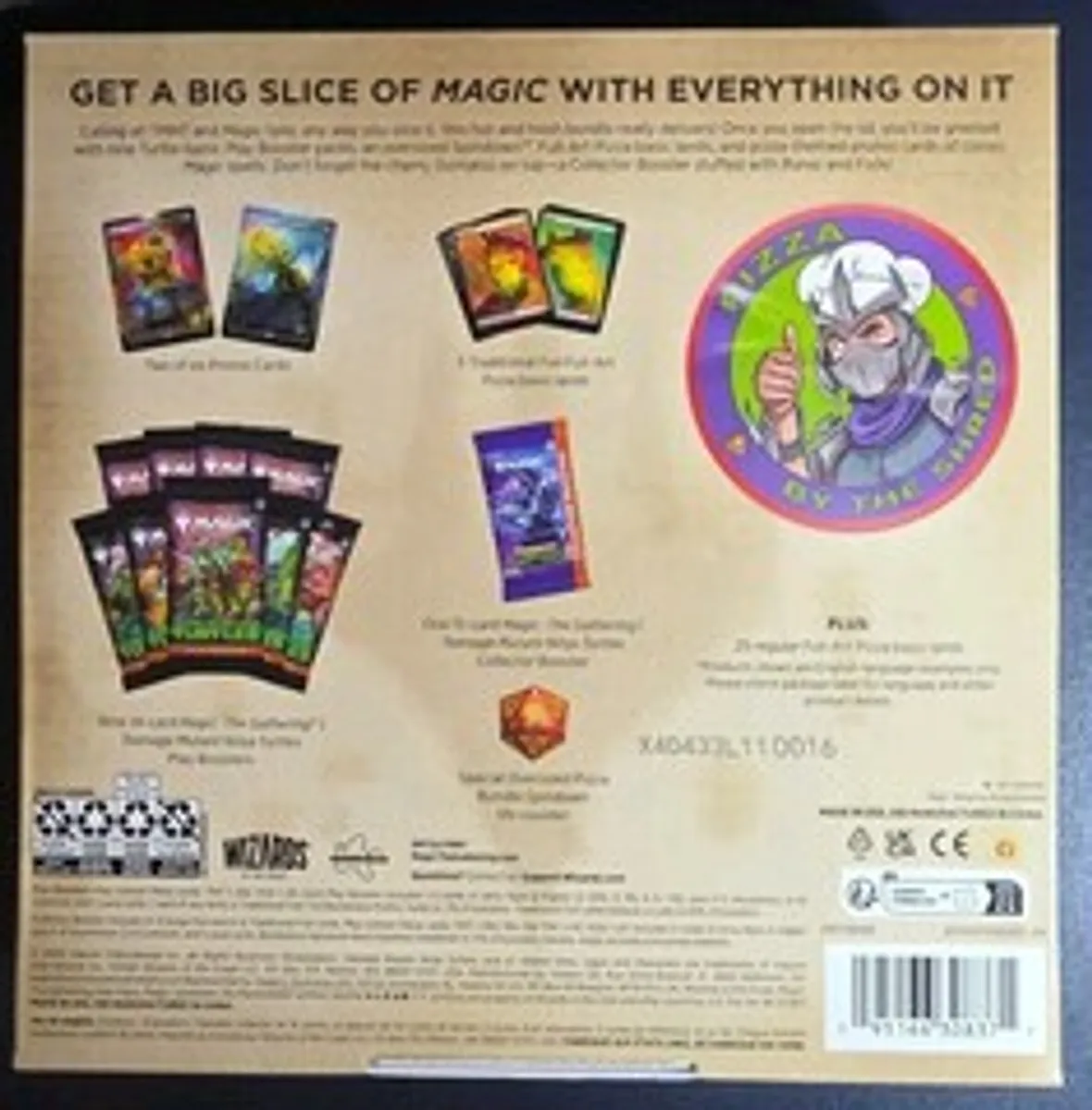 Набор карточек Magic: The Gathering & Teenage Mutant Ninja Turtles Pizza Bundle (на английском языке)