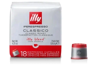 Кофе illy в капсулах ipso home, 18 капсул
