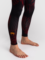 Тайтсы Venum Quetzal Fury Black/Fury Red/Tangerine