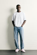 БАЗОВАЯ ФУТБОЛКА HEAVYWEIGHT /03 — ZARA