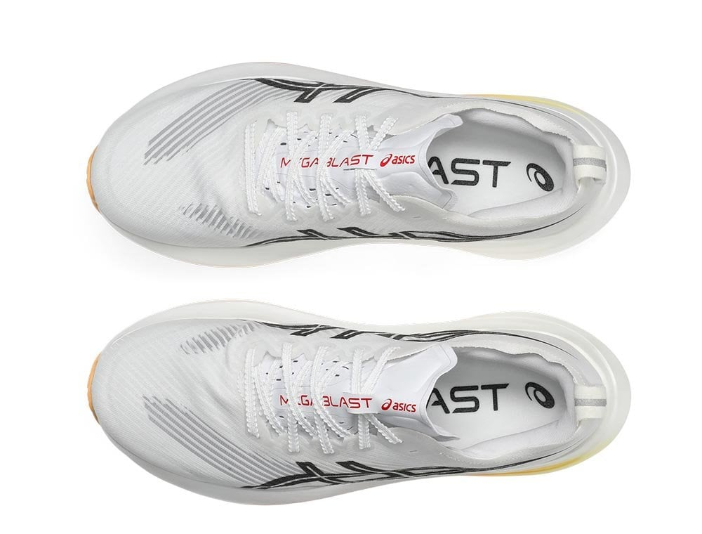 Мужские беговые кроссовки Asics Megablast RISE & SHINE U Белый-Красный