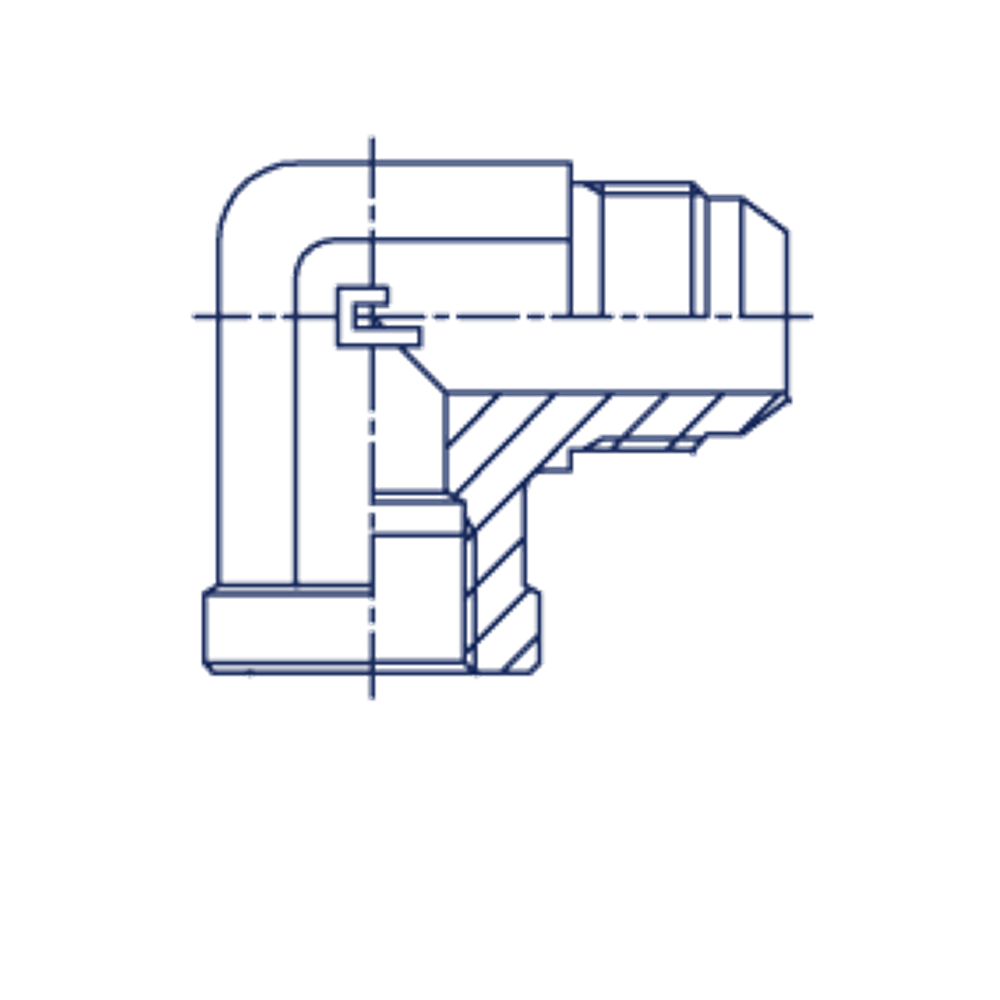 Штуцер P90 JIC 1.5/16 - NPT 1