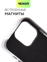 Чехол BROSCORP для Apple iPhone 14 Pro (арт. IP14PRO-AQUARELLE-BLACK)