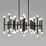 Meurice Rectangular Chandelier ( black )