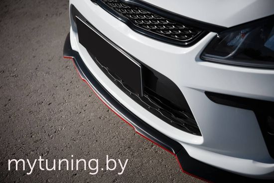 Сплиттер переднего бампера для Kia Rio IV