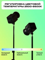 Осветитель светодиодный Raylab RL-100RGB 100W 5000mAh c софтбоксом